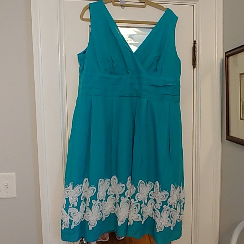 Teal Summer Dress Size 18